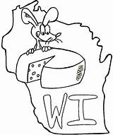 Wisconsin State Coloring Badger Pages Printable Bucky Nevada Florida Flag Badgers Bird Color Getcolorings Clipart Categories Sheets Supercoloring sketch template