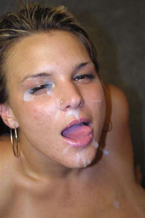 sticky teen facial cream on sexy face xxx cumshot porn pictures