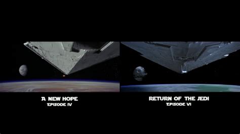 Side By Side Star Wars Opening Scenes Comparison Ep 4