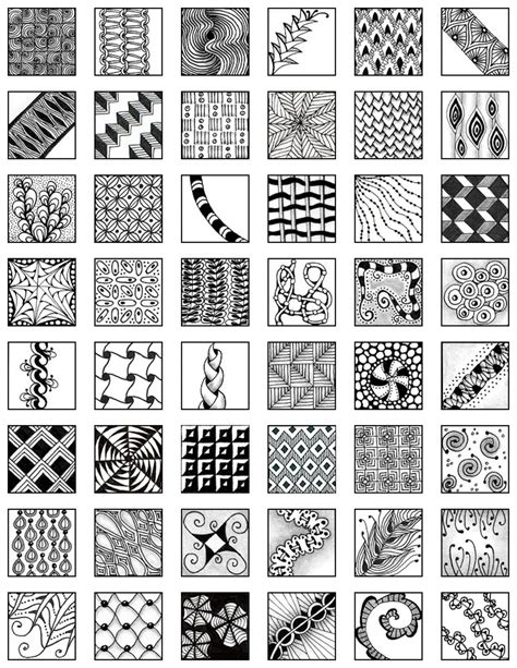 zentangle patterns zentangle drawings doodle patterns