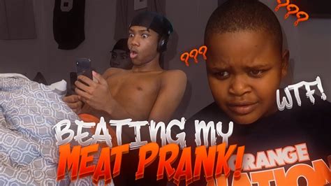beating my meat prank on my little cousin 😭🍆 exposed