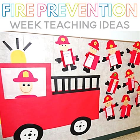 fire safety activities  fire prevention week