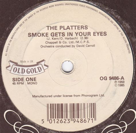 the platters smoke gets in your eyes my prayer vinyl 7 45 rpm