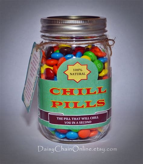 printable labels  diy  jar  chill pill diy