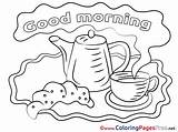 Morning Good Coloring Sheets Kettle Pages Sheet Cards Color Title Getdrawings Getcolorings sketch template