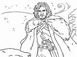 Thrones Game Coloring Pages Colouring Ausmalen Snow Für Erwachsene Drawings sketch template