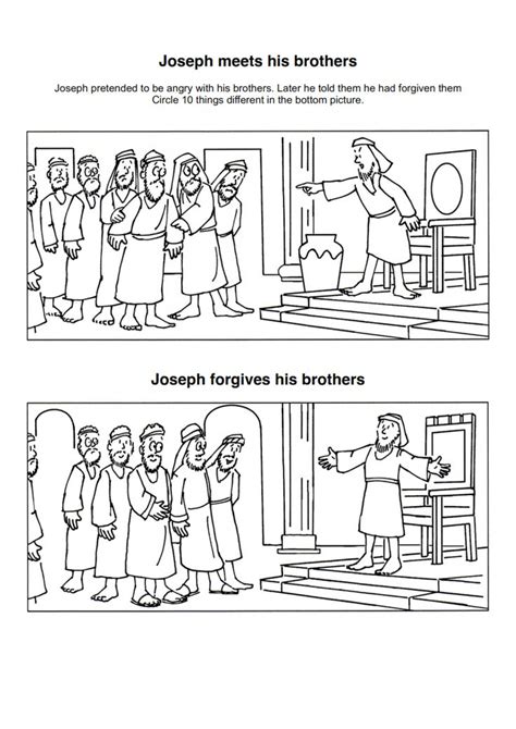 image result  joseph forgives  brothers bible crafts sunday