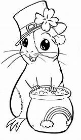 Guinea Pig Coloring Pages Cute Drawing Printable Print Cartoon Colouring Kids Sheets St Getdrawings Popular Getcolorings sketch template