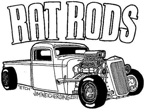 hot rods coloring pages coloring home