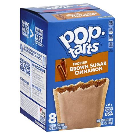 pop tarts 8 count frosted brown sugar cinnamon toaster pastries