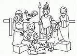 Jesus Denies Denial Christianity Dyer Toddlers Coloringhome sketch template