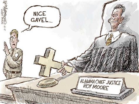 political cartoon on gay marriage legal in alabama by nick anderson houston chronicle at the