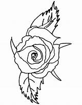 Red Coloring Rose Pages Things Petals Two Getdrawings sketch template