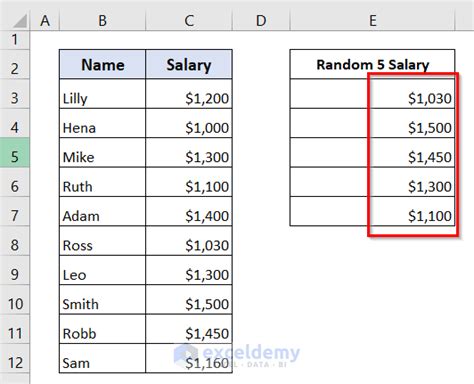 how to select random sample in excel 4 methods exceldemy