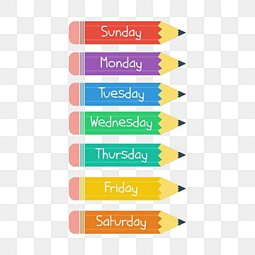 days   week clipart