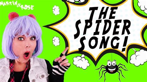 spider song cute spider preschool movement learning songs youtube