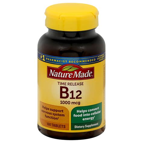 Save On Nature Made Vitamin B 12 1000 Mcg Dietary Supplement Time