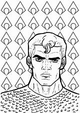 Coloring Pages Pop Aquaman Comics Dc Books Adults Adult Beautiful Colin Bookman Inspired Character Top Albanysinsanity sketch template
