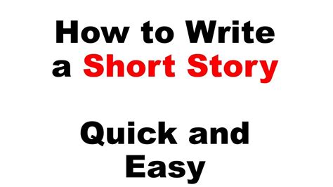 write  good short story