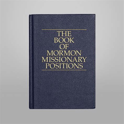 The Book Of Mormon Missionary Positions