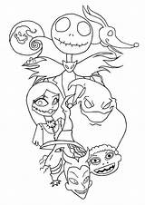 Nightmare Christmas Before Coloring Pages Momjunction Tattoo Sheets Printable Jack Halloween sketch template
