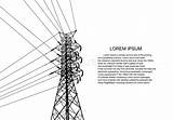 Pylon Voltage Power sketch template