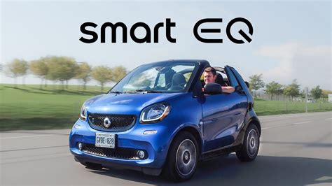 smart fortwo eq electric cabriolet review  ideal city car youtube