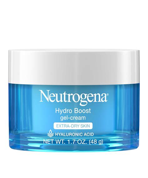 neutrogena hydro boost gel cream moisturizer  extra dry skin neutrogena
