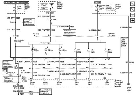 le transfer case wiring diagram