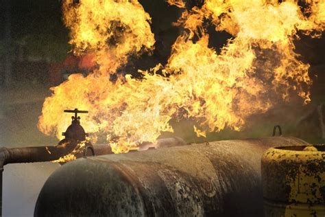 fire  gas pipe burning stock image image  protective