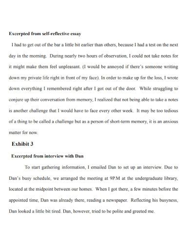 reflection essay  examples format  examples