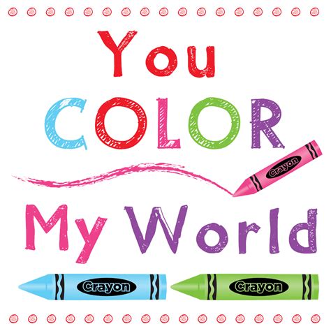 color  world valentine printable