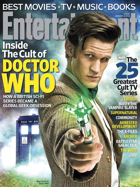 doctor who graces the cover of ew for the first time — geektyrant