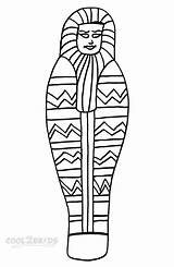 Mummy Coloring Pages Sarcophagus Drawing Printable Kids Egyptian Template Print Mummies Egypt Coffin Ancient Drawings Cool2bkids Getdrawings Process Mummification Sketch sketch template