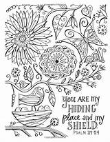 Coloring Pages Bible Adult Adults Christian Verse God Scripture Printable Sheets Religious Color Books Book Thank Colouring Verses Promises Hiding sketch template