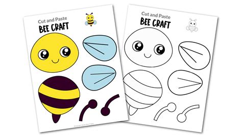 bee craft printable printable word searches