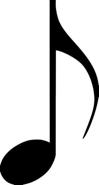 free vector graphic note music quaver free image on
