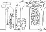 Synagogue Jewish Quarter Drawing sketch template