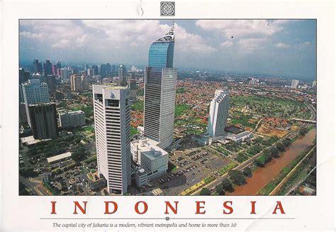 A Journey Of Postcards Jakarta The Capital Of Indonesia