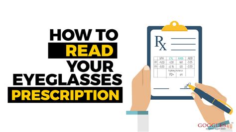 Understand Your Eyeglasses Prescription Prescription