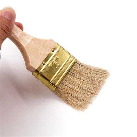 pcs professional paint brushes natural bristle hair wood handle wooden handle bristle pig hair