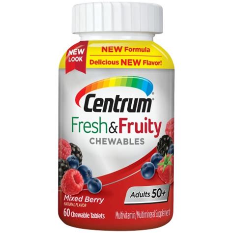 centrum adults  fresh fruity mixed berry chewable tablets  ct harris teeter