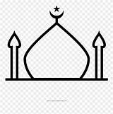 Mosque Coloring Pinclipart Webstockreview sketch template