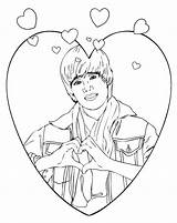Justin Coloring Pages Time Getcolorings Colorear sketch template