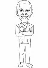 Obama Barack Coloring Pages Smiling Printable Drawing Para Sheets Kids Supercoloring Colorir Desenho President Categories Getdrawings Comments sketch template