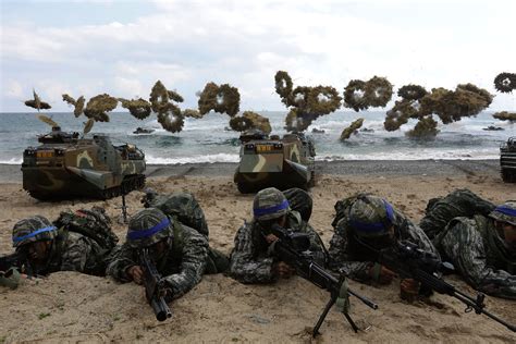 U S South Korea Plan Joint Military Exercises Next Month Wsj