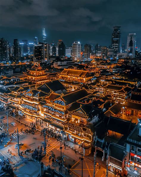 incredible drone photography captures shanghai