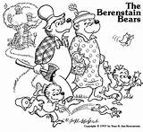 Coloring Pages Berenstain Bears Bear Berenstainbears sketch template
