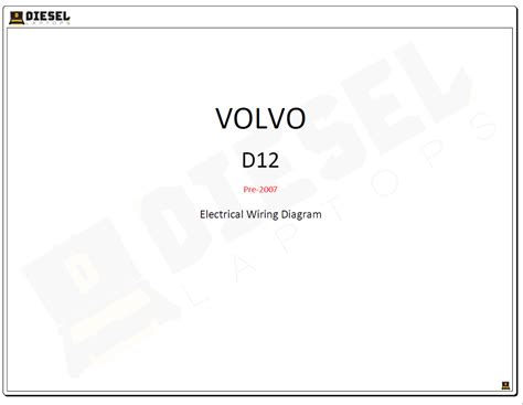 volvo  pre  electrical wiring diagram