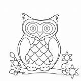 Coloring Owl Pages Colouring Kids Printable Flying Print sketch template